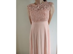 Dámské šaty dlouhé růžové model 18881524 - EVA&LOLA