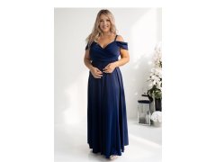 Dlouhé šaty model 21184635 tmavě modré - With You