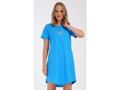 Dámské domácí šaty s&nbsp;krátkým rukávem model 22407058 - Vienetta