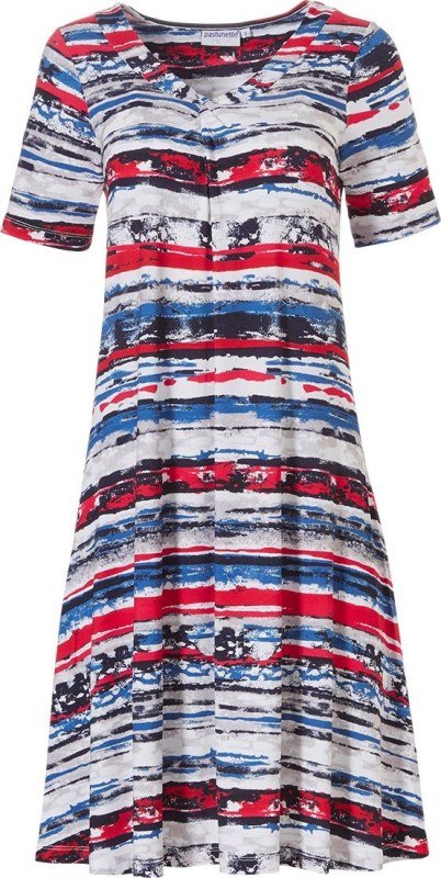 Dámské plážové šaty 16191-140-3 modro-červené-bílé - Pastunette - plavky