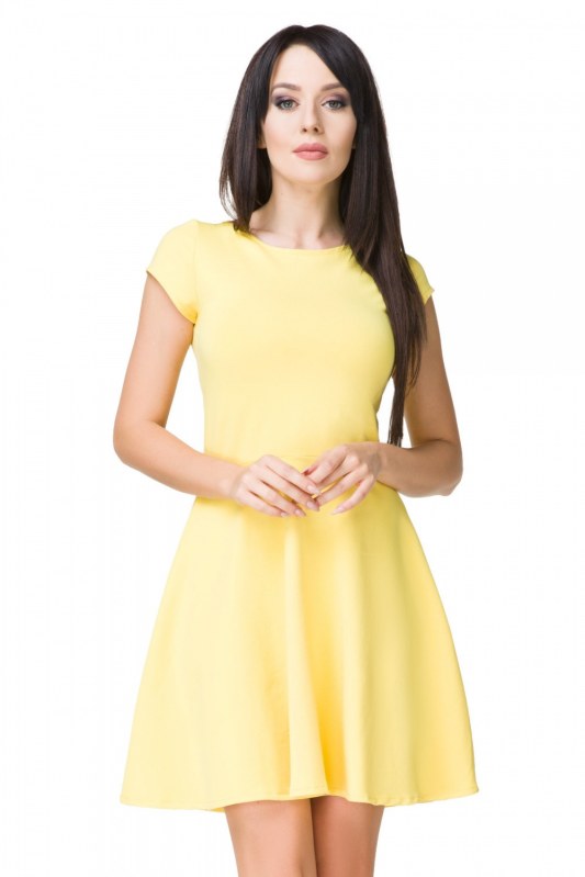 Denní dámské šaty T184/4 žluté - Tessita - Dámské saka