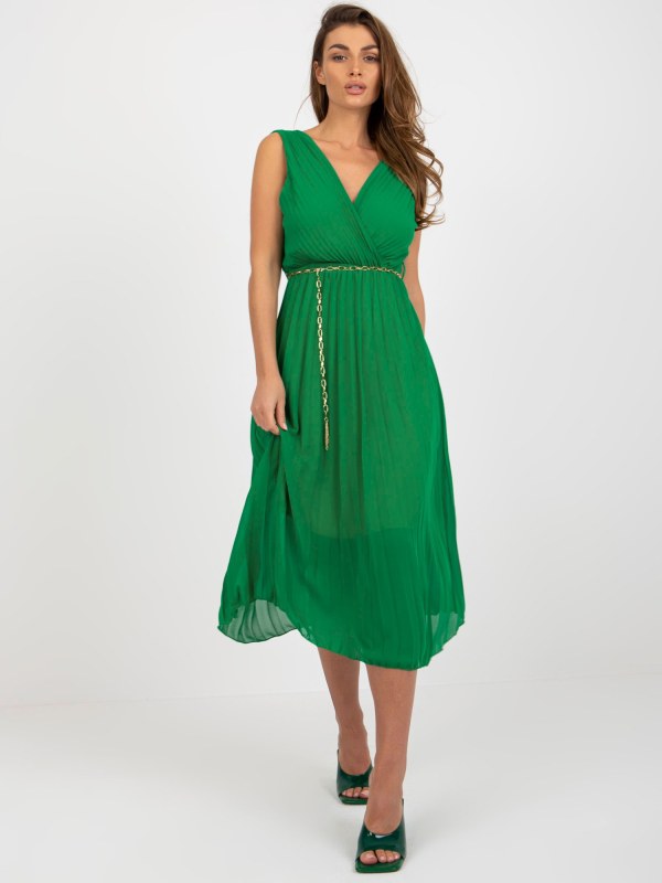 Dámské šaty 13168.21X zelená - FPrice - Doplňky čepice, rukavice a šály