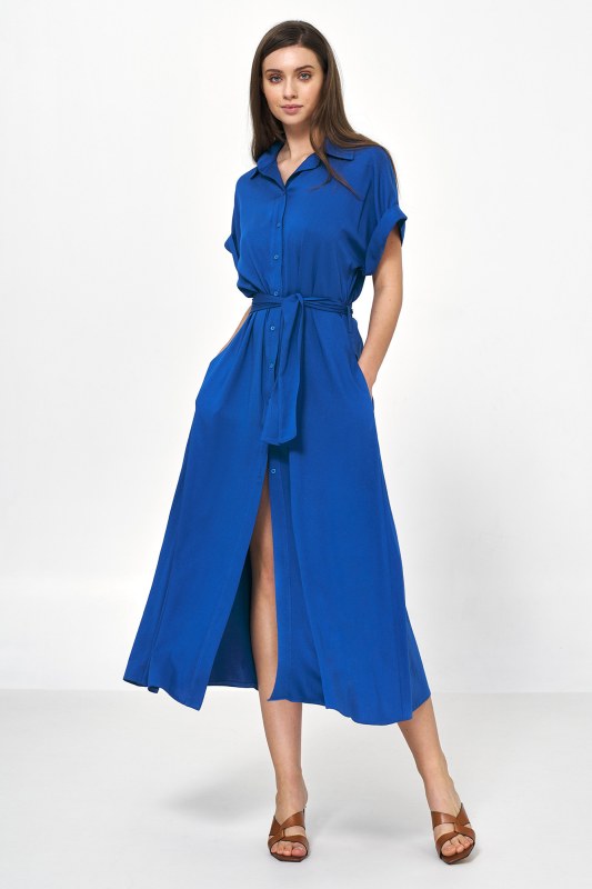 Dámské šaty S221 Blue - Nife - Dámské saka