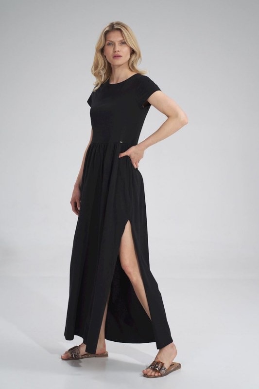 Dámské šaty model 18843809 černé - Figl - Dámské saka