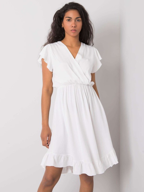 Dámské šaty TW SK BI model 18985354 Bílá Och Bella - FPrice - Doplňky čepice, rukavice a šály