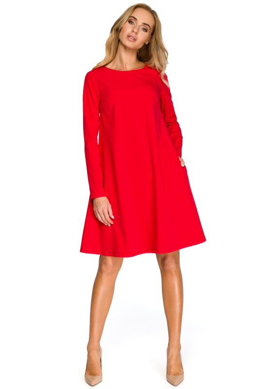 Dámské šaty model 19147451 červené - STYLOVE - Dámské saka