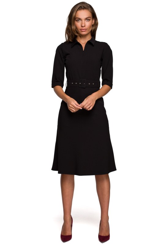 Dámské šaty model 19453710 černé - STYLOVE - Dámské saka