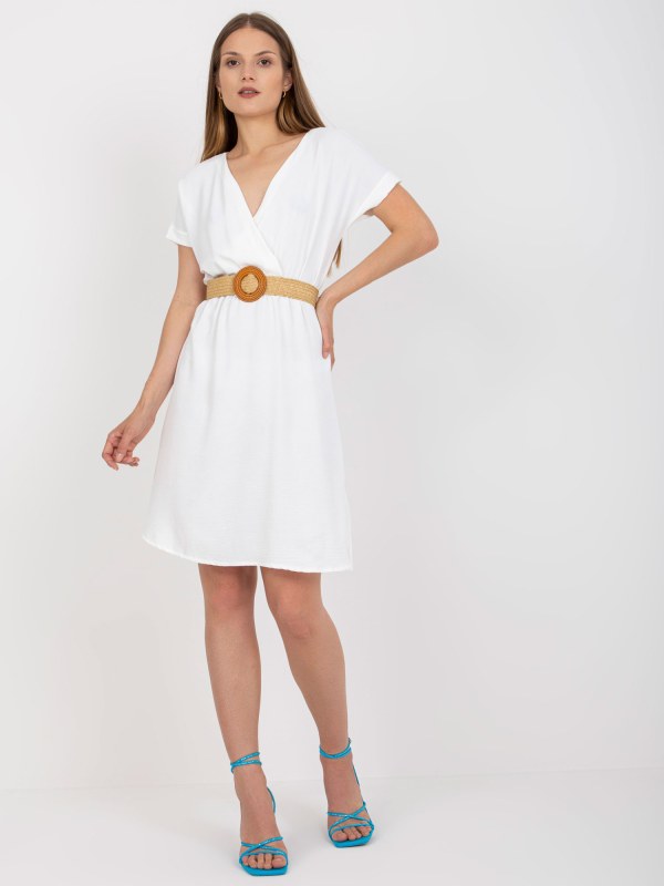 Dámské šaty CA SK 6308.55 Bílá - Rue Paris - Doplňky čepice, rukavice a šály