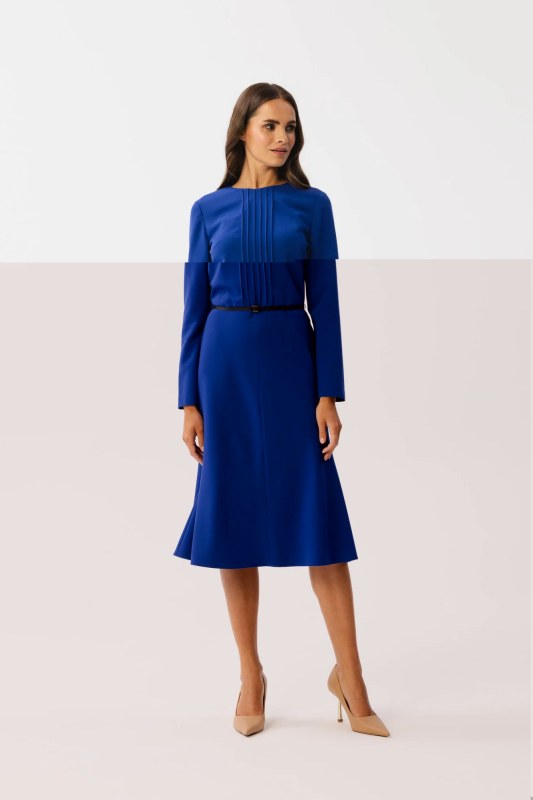 Dámské šaty model 20710845 královská modrá - STYLOVE - saka