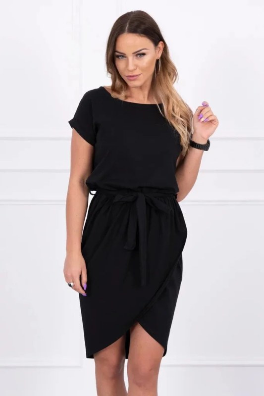 Dámské úpletové šaty model 20731842 černé - Kesi Dámské úpletové šaty model 20731842 černé - Kesi - saka