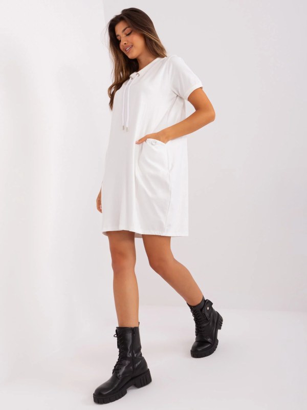 Dámské šaty RV SK model 22176101 Ecru - FPrice