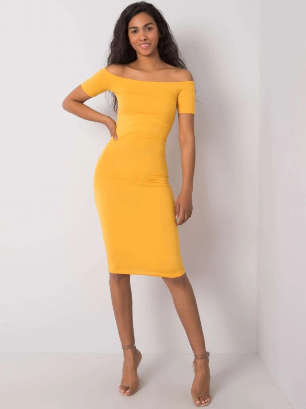 Šaty RV SK model 20826108 jasně oranžová - Rue Paris - saka