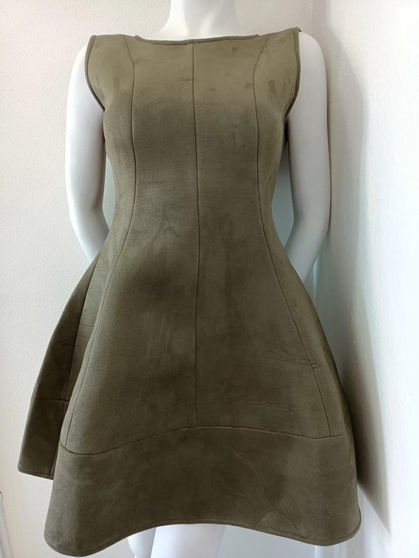 Dámské šaty model 21101166 olivové - Figl - saka