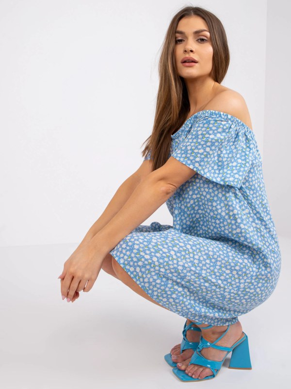 Dámské šaty model 21253437 světle modré - FPrice
