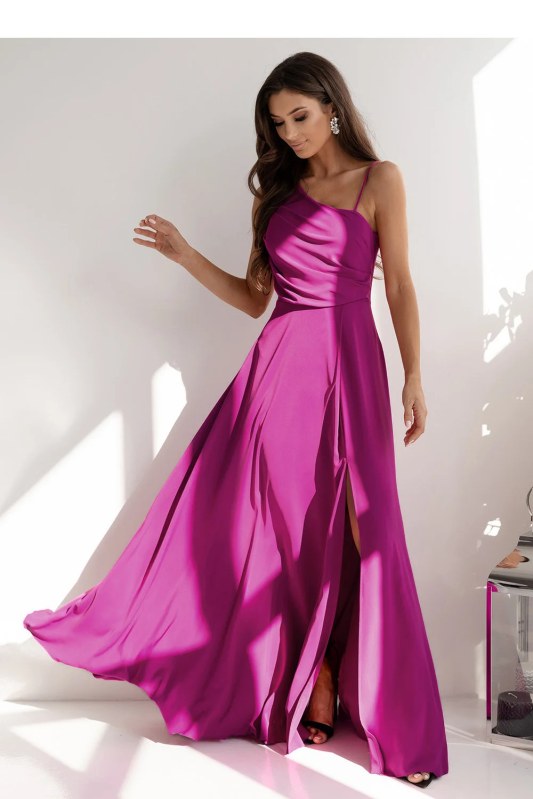 Dlouhé šaty model 21722975 fuchsiové - With You