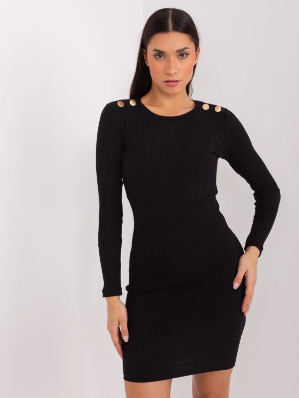 Dámské šaty RV SK model 21758961 Černá - FPrice