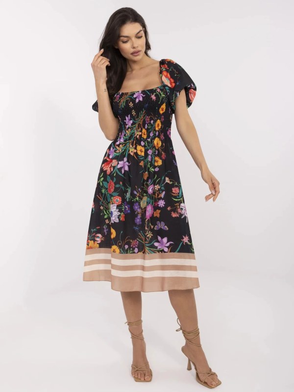 Dámské šaty model 21867845 černé - FPrice