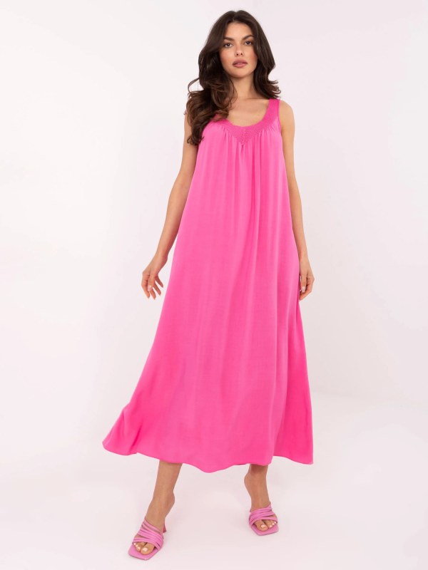 Dámské šaty model 21998291 růžové - FPrice