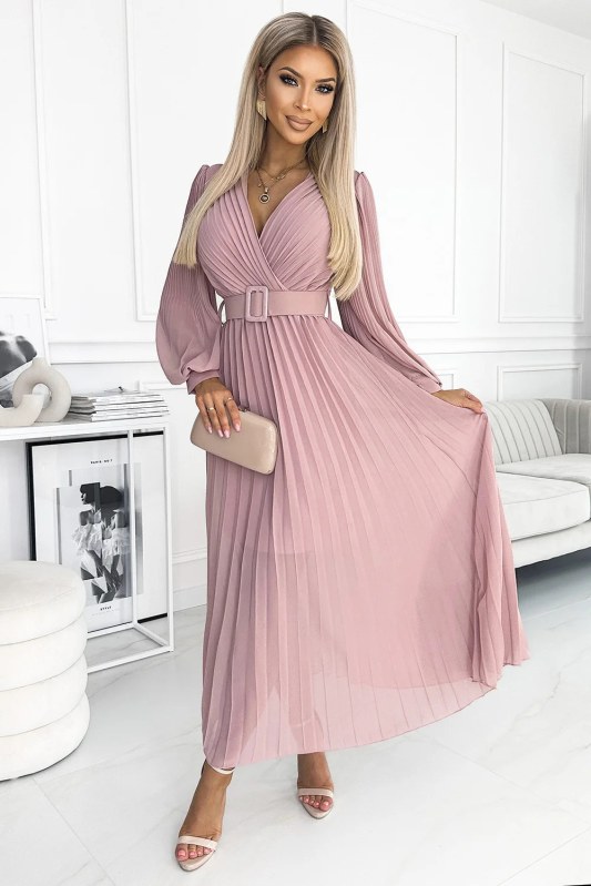 Plisované šaty KLARA model 22110015 - numoco