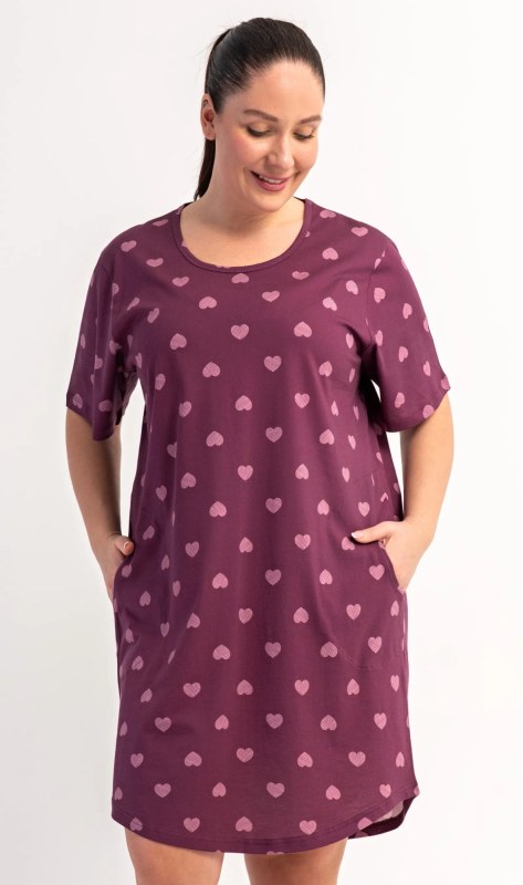 Dámské domácí šaty s krátkým rukávem model 22405680 - Vienetta