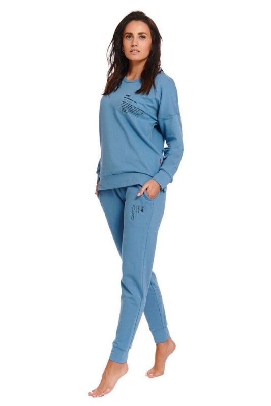 Dámský komplet model 16166424 modrý - DN Nightwear - Dámské pyžama