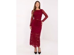 Sukně MI SD model 22260599 bordó - FPrice