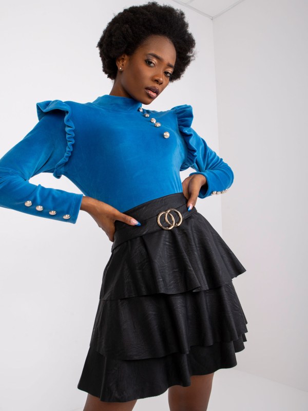 Dámská sukně DHJ SD model 18811632 černá - FPrice - Doplňky čepice, rukavice a šály