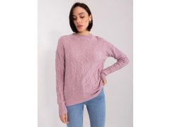 Dámský svetr AT SW model 21752779 Světle fialová - FPrice