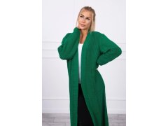 Zelený dlouhý svetr model 22182677 - Kesi