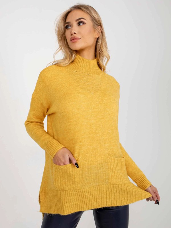 Dámský svetr RV SW model 20710863 žlutý - FPrice - svetry