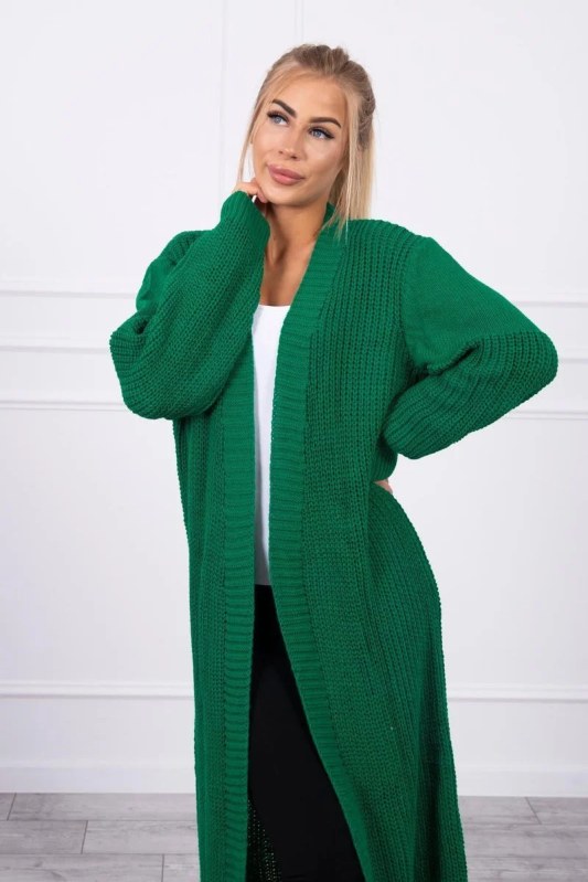 Zelený dlouhý svetr model 22182677 - Kesi