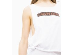 Dámský Tank Top KW0KW00698 bílá - Calvin Klein