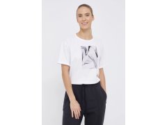 Dámský crop top s potiskem model 20507413 10S Bílá s černou - 4F