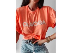 Dámské tričko model 18480647 korálová - Ola Voga