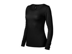Dámské tričko s dlouhým rukávem Premium Merino Rise model 19499256 Černá - Malfini
