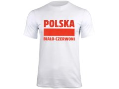 Unisex tričko Polsko Bílá s&nbsp;červenou model 21764616 - Getex