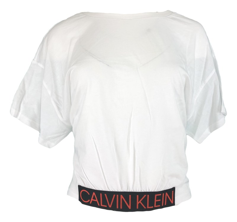 Dámské triko s krátkým rukávem model 7420702 bílá - Calvin Klein - Doplňky čepice, rukavice a šály