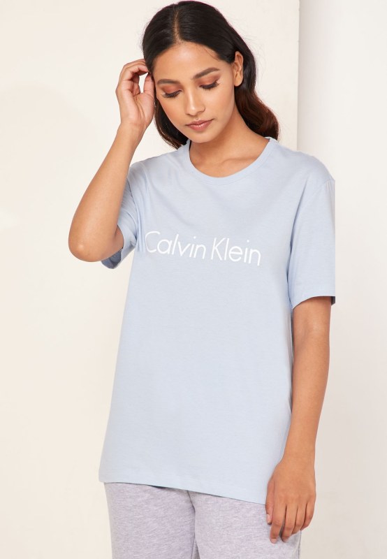 Dámské tričko model 7854975 modrá - Calvin Klein - Doplňky čepice, rukavice a šály