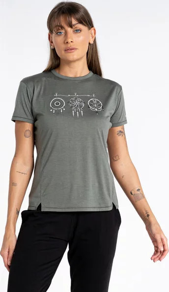 Dámské tričko Tee khaki model 18343850 - Dare2B