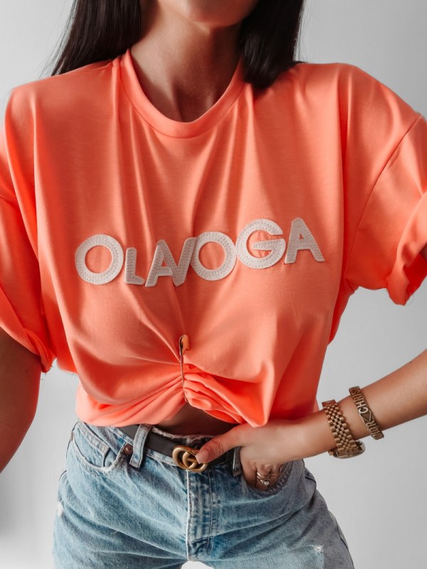 Dámské tričko 277026 korálová - Ola Voga - Dámské trika