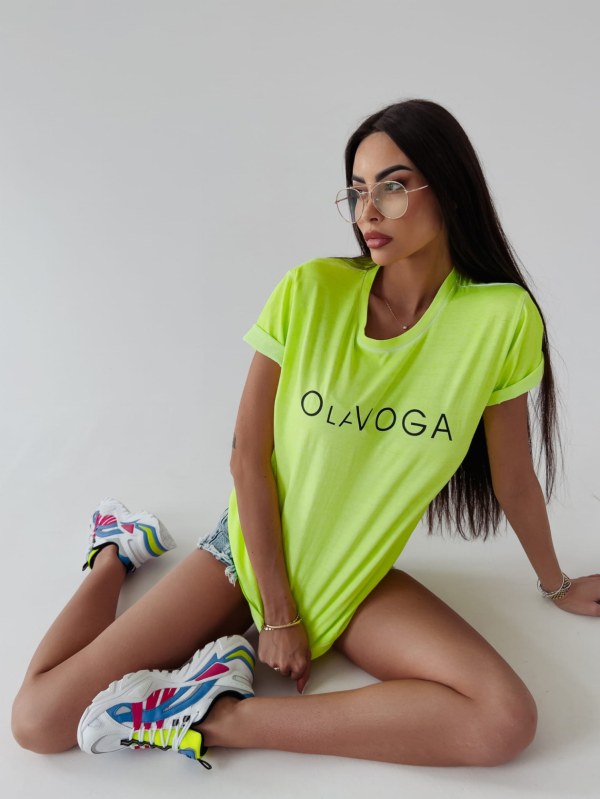 Dámské tričko neonově model 18497204 - Ola Voga - Dámské trika