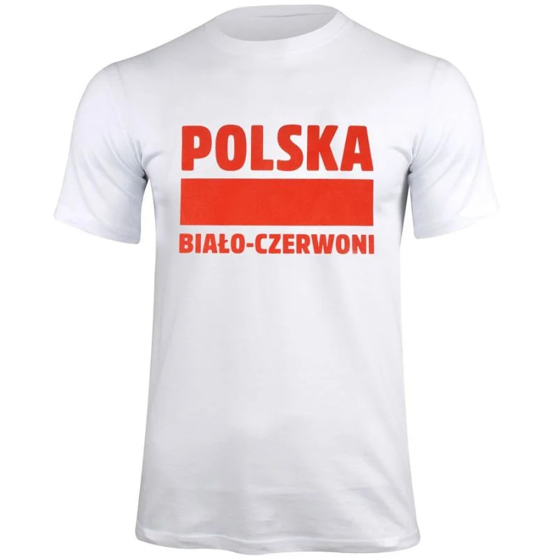 Unisex tričko Polsko Bílá s červenou model 21764616 - Getex