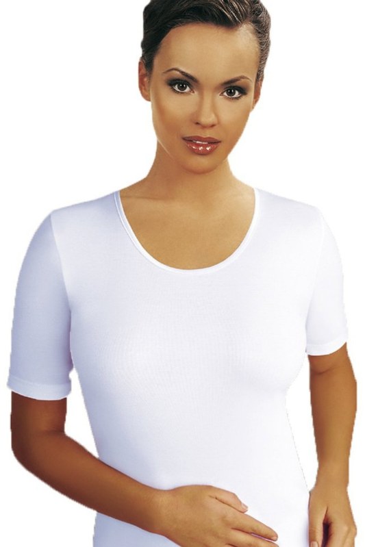 Dámské tričko Nina white model 16300266 - Emili - Doplňky čepice, rukavice a šály