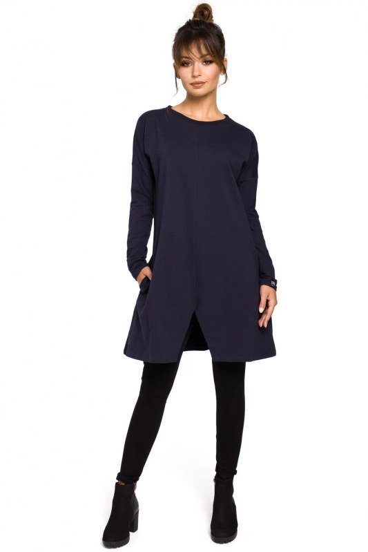Dámská tunika model 20925859 tmavě modrá - BeWear - Dámské halenky
