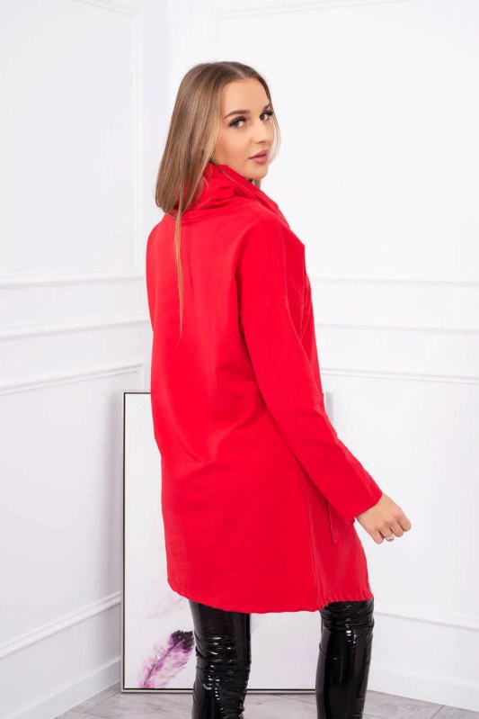 Tunika nadměrné velikosti model 20892368 červená - Kesi