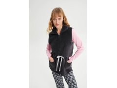 Dámská vesta na zip model 21941162 šedá - Vamp