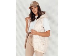 Dámská prošívaná vesta bílá model 22173071 - FashionStreet
