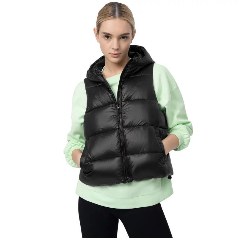 Dámská péřová vesta W SS23TDJA 20S černá model 18614644 - 4F - bundy
