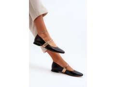Balerinky model 20221498 černozlaté Step in style - Inello