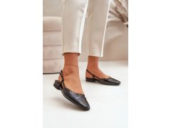 Balerinky model 21722976 černé Step in style - SWEET SHOES